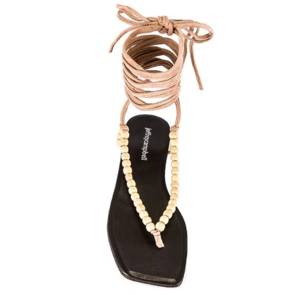 Jeffrey Campbell Xeniah Sandal in Natural Size 6 - Picture 4 of 7